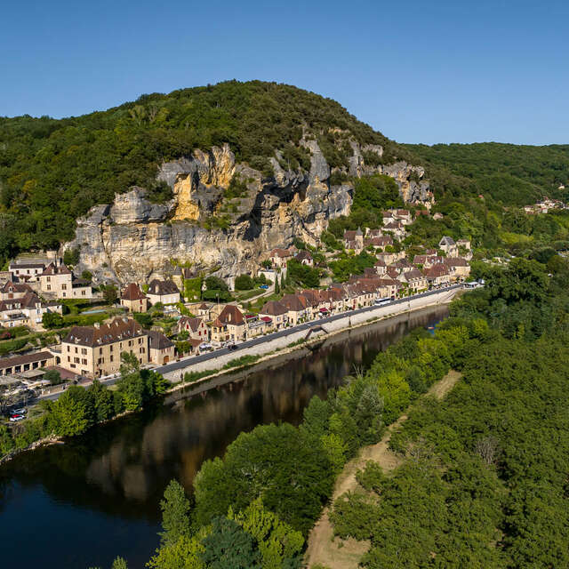 Itinéraire de mobilité Vitrac - La Roque-Gageac / Les Jardins de Marqueyssac