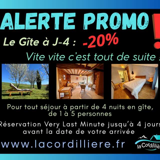 Bon plan "GÎTE LA CORDILLIÈRE"