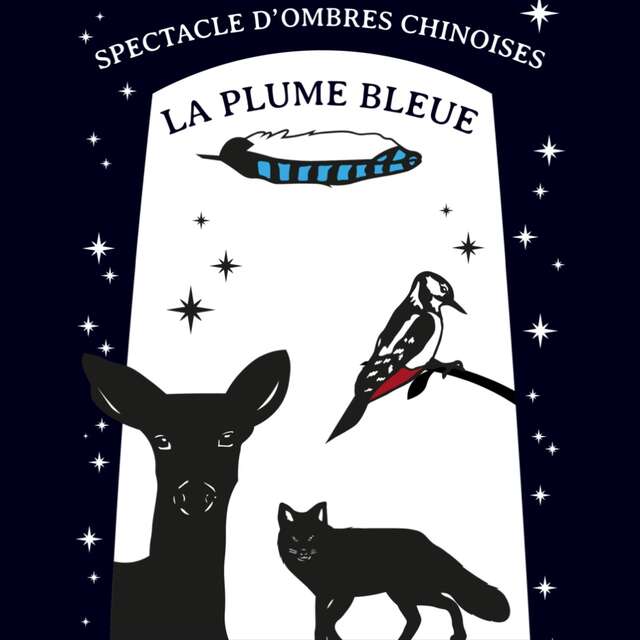 Spectacle d’ombres chinoises : La plume bleue