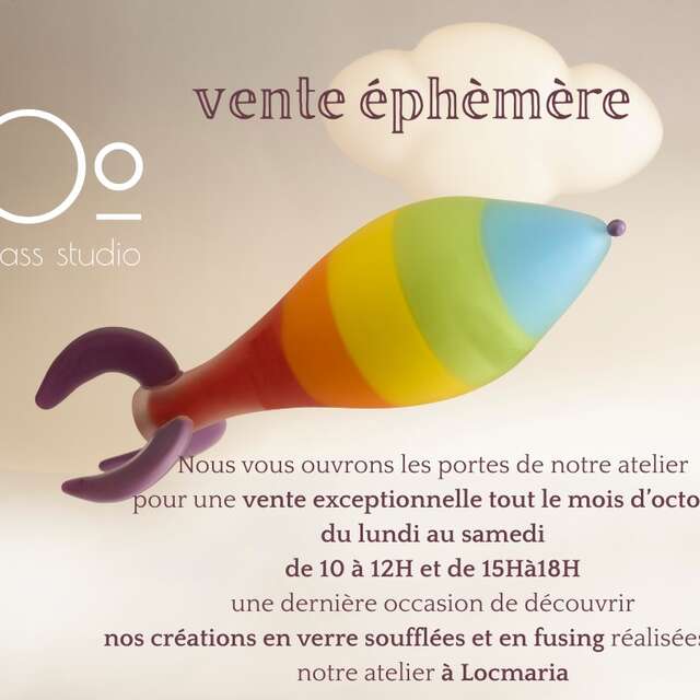Vente éphémère chez Bo Glass
