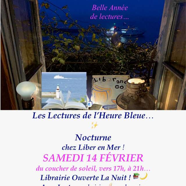 Nuit de la lecture et voeux de la Lib(e)rairie Liber et Compagnie !