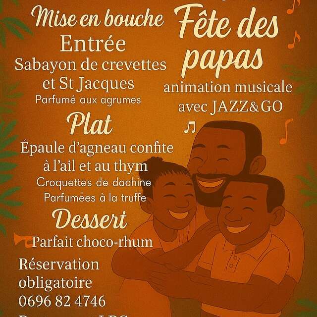 Menu de la Fête des Mères (Restaurant LPG)