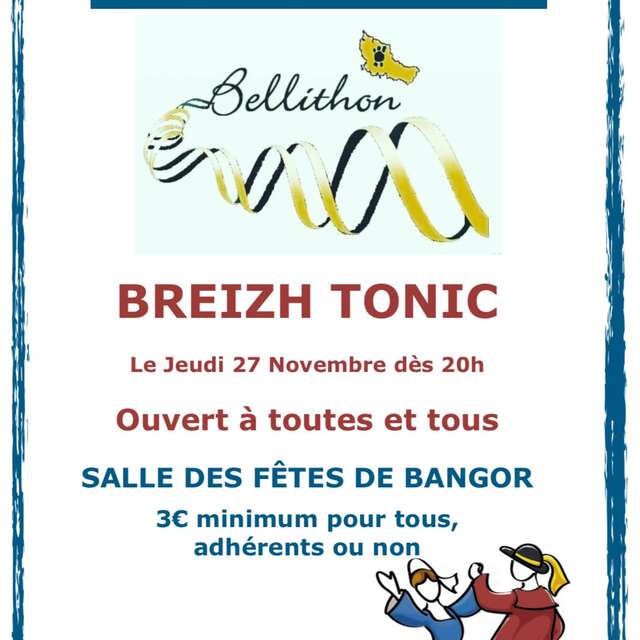 Soirée Breizh tonic pour le Bellithon