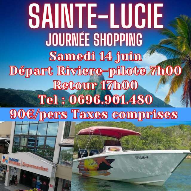 Journée Shopping Sainte-Lucie (Libodo II Excursions)