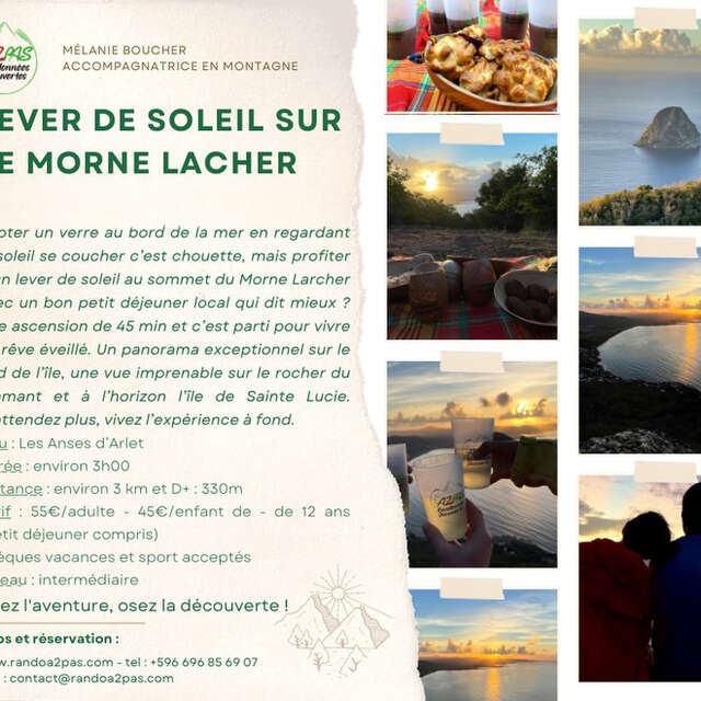 Randonnée Lever du soleil au Morner Larcher (Rando A2Pas)