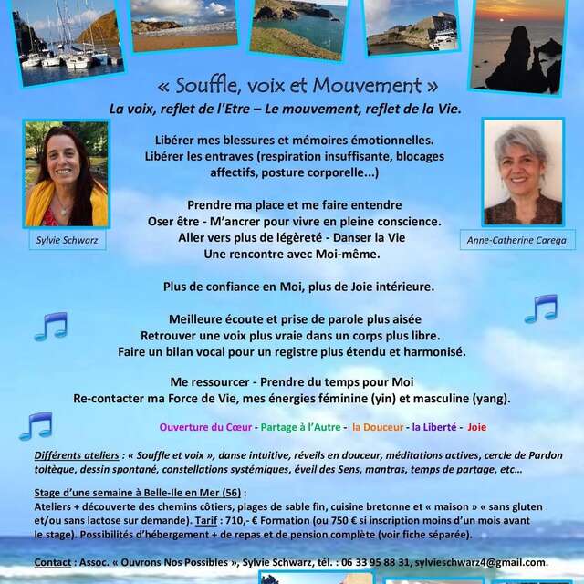Stage : "Souffle, Voix et Mouvement"