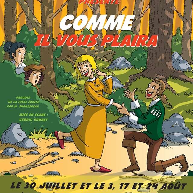 Théâtre : "Comme il vous plaira"