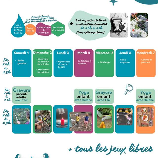Ateliers à La Boussole