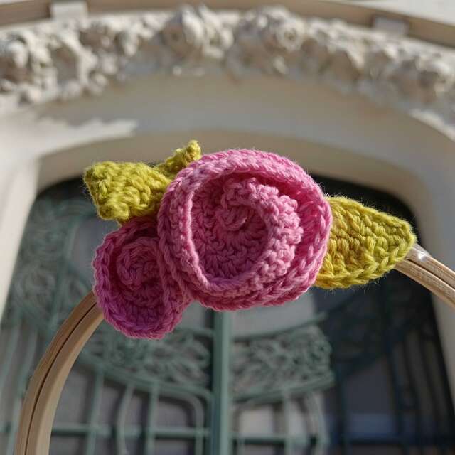 Croch'Art déco : la vie en rose