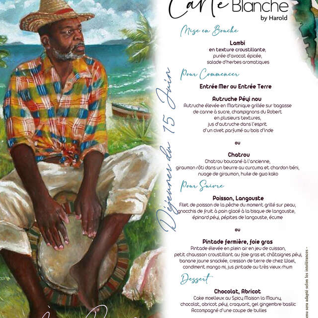 Menu de la Fête des Pères (Carte Blanche)