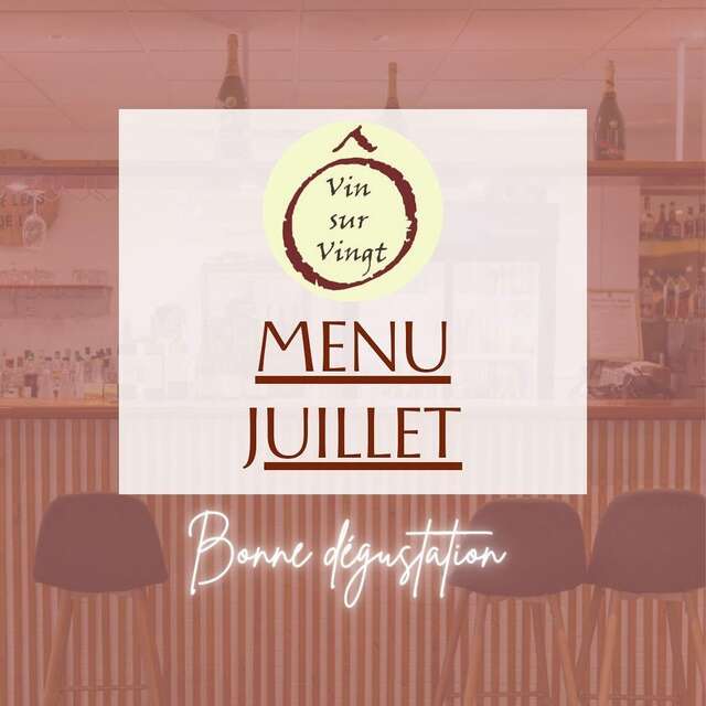 Menu du mois (O vin sur vingt)