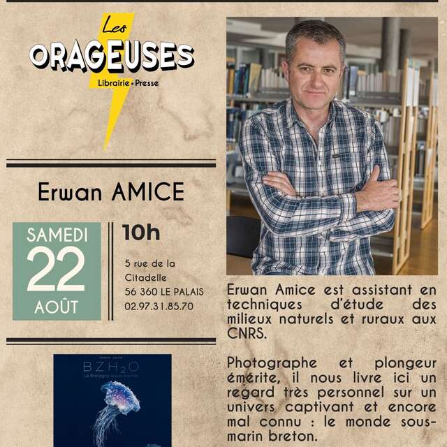 Séance de dédicace : Erwan Amice