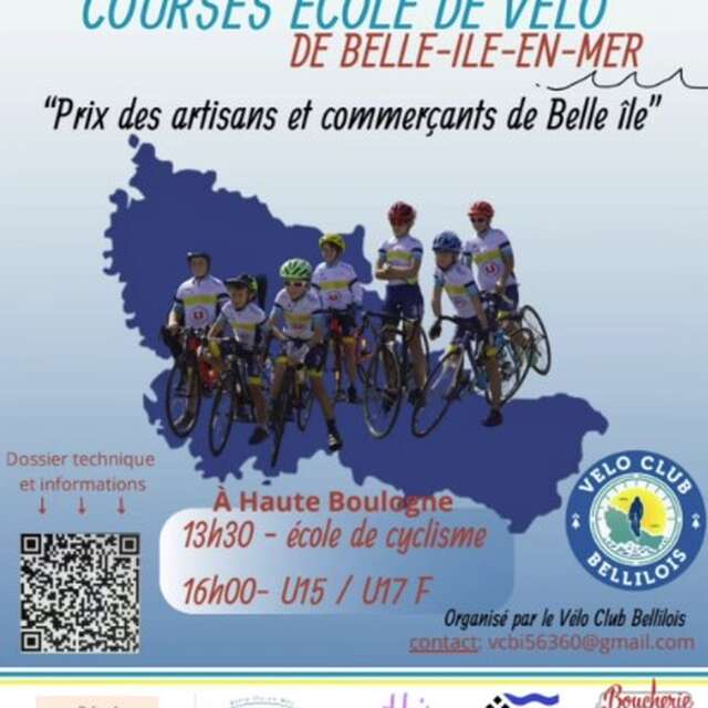 Course cycliste école de vélo