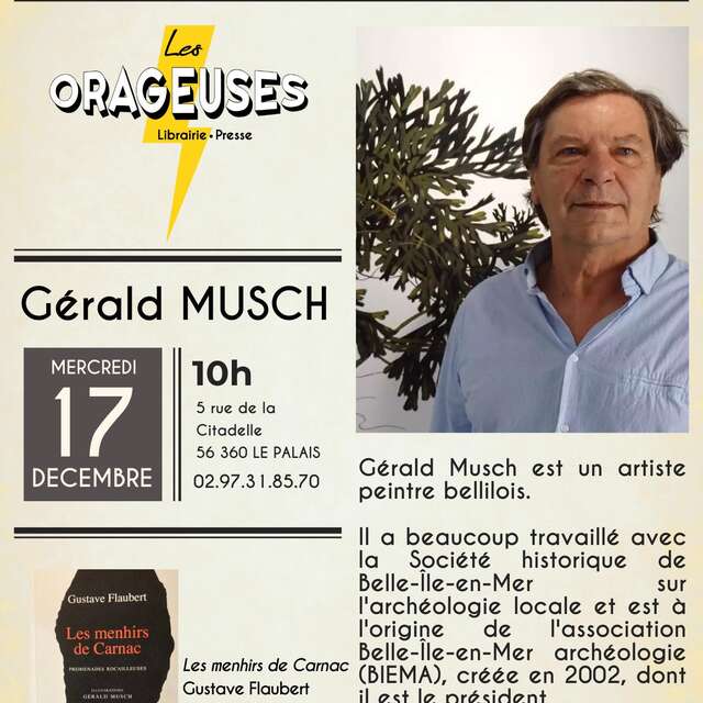 Séance de dédicace : Gérald Musch