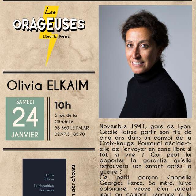 Séance de dédicace : Olivia Elkaim