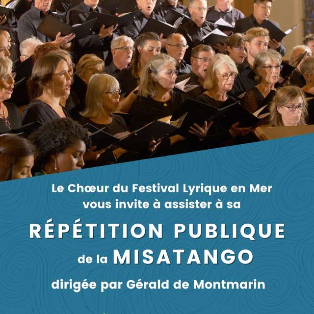 Fête de la musique : Lyrique en mer : répétition générale de la Misatango