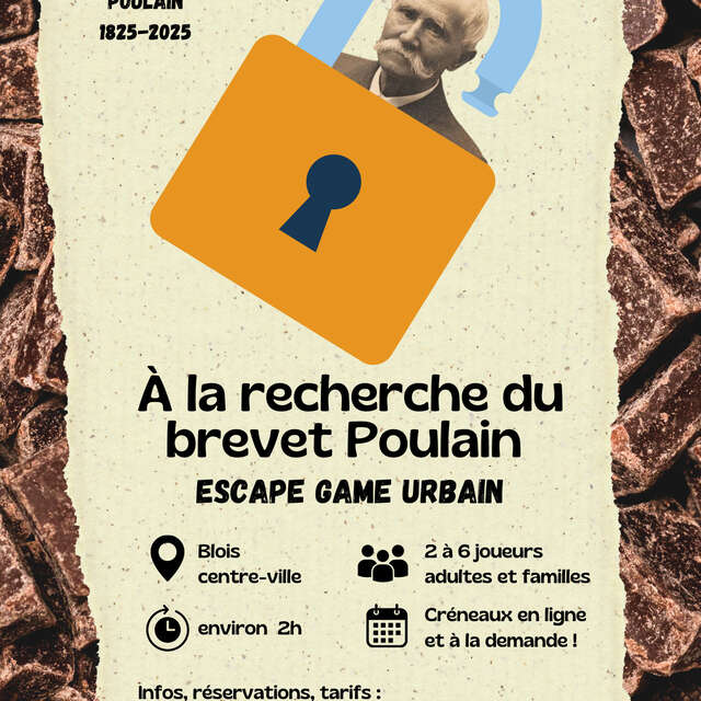 Escape game urbain : le brevet du chocolatier Poulain
