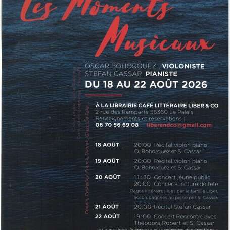 Les Moments Musicaux : Récital violon piano