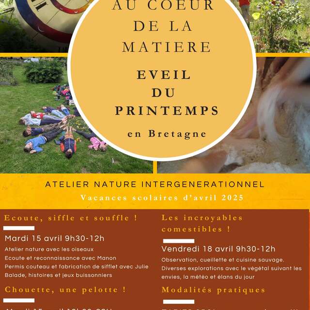 Atelier nature intergénérationnel "Au coeur de la matière"