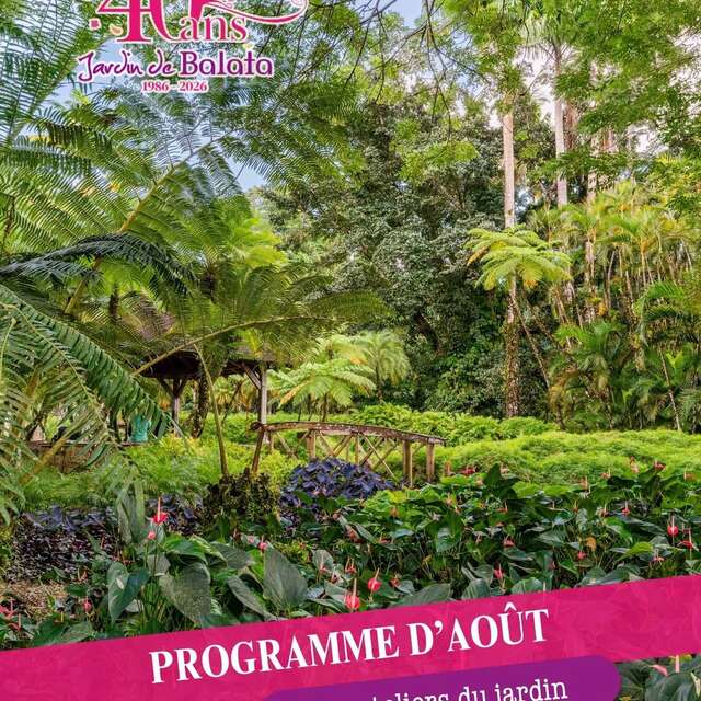 Programme d'Aout (Le jardin de Balata)