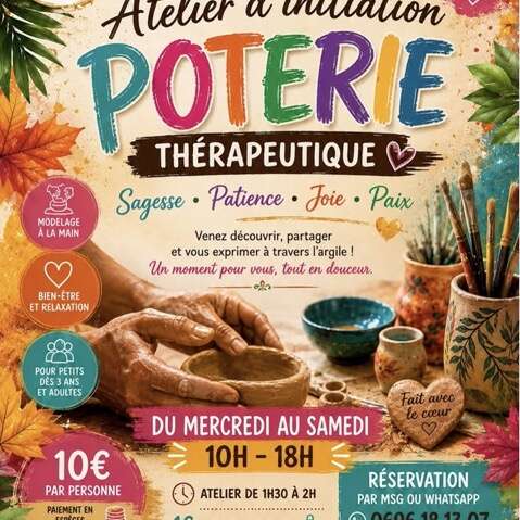 Atelier de Poterie du mois (Les Mains d'Argiles)