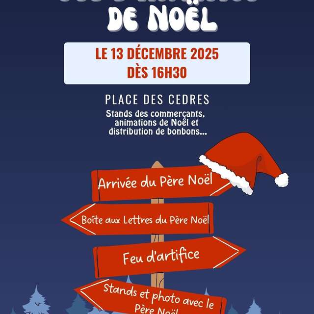 Feu d'artifice de Noël