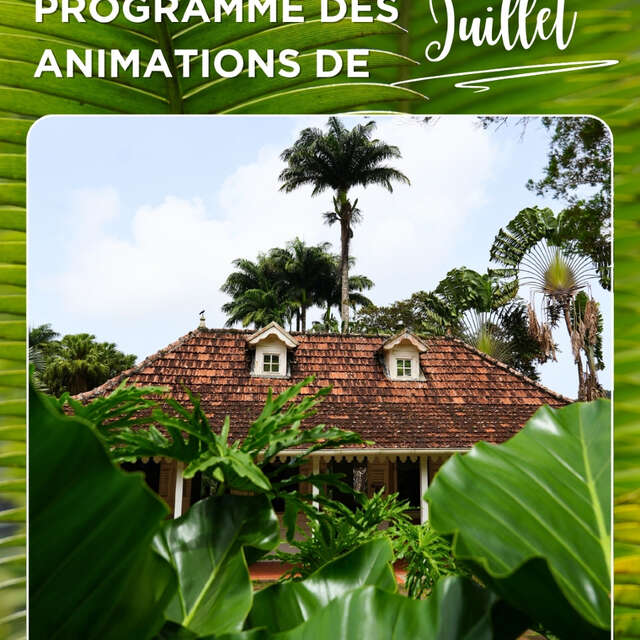 Programme de juillet (Le jardin de Balata)