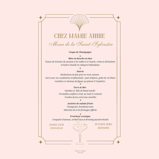 Soirée de la Saint-Sylvestre Chez Mamie Annie