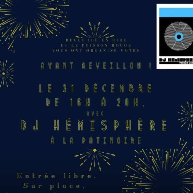 Avant Réveillon ! DJ Hémisphère à la patinoire