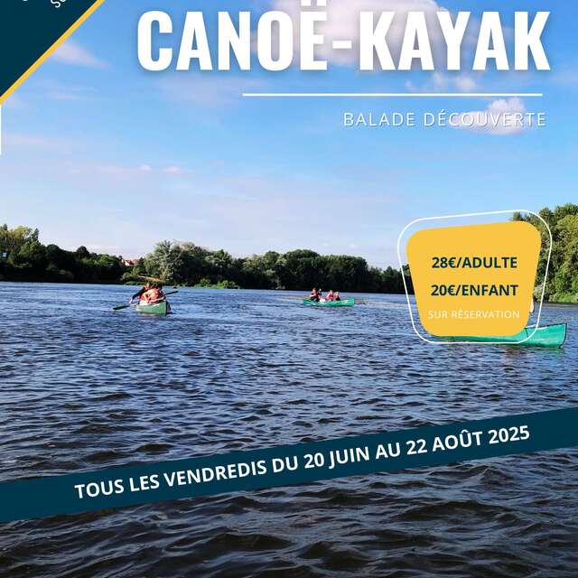 Balade crépusculaire en Canoë