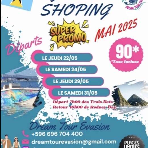 Journée Shopping à Sainte-Lucie (Dream Tour Evasion)