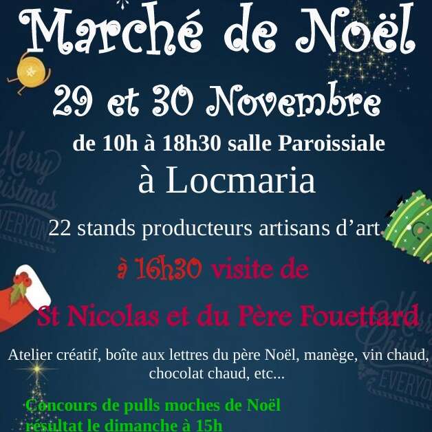 Marché de Noel à Locmaria