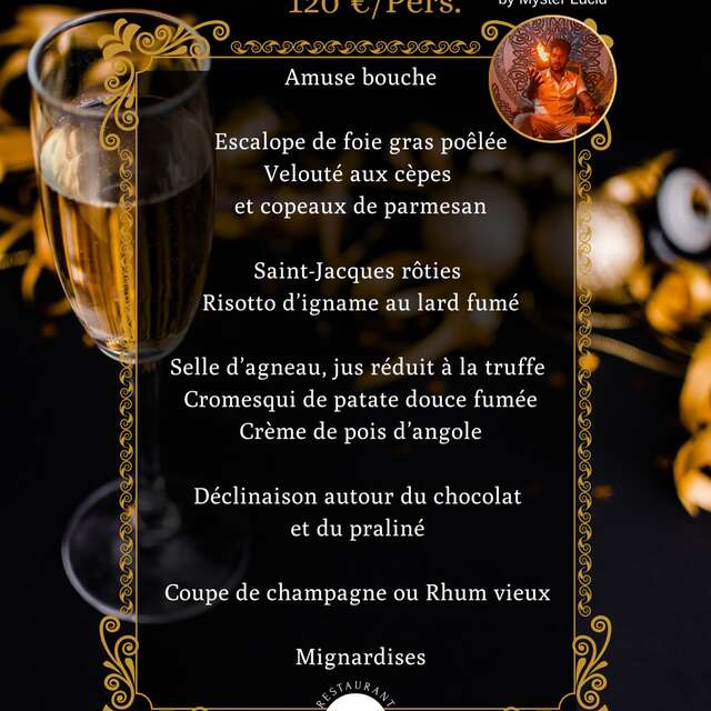 Menu du Nouvel An (Restaurant LPG)