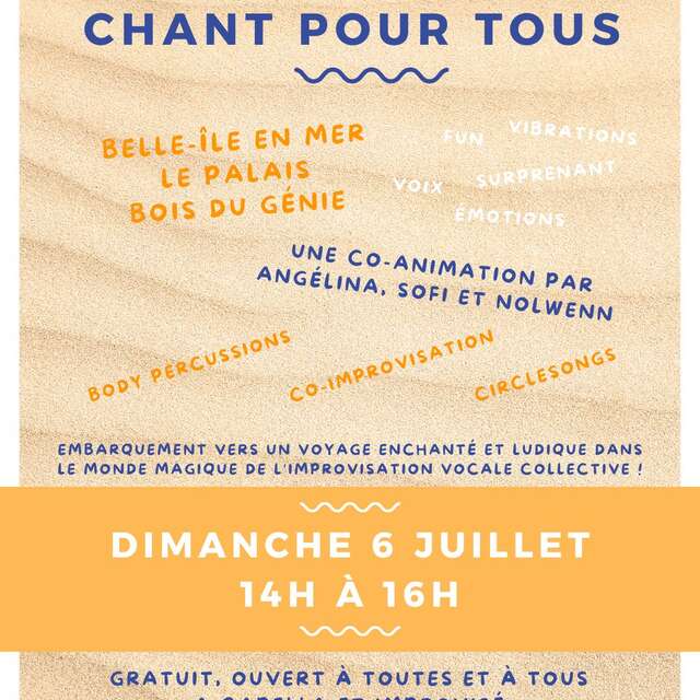 Atelier "Chant pour tous"