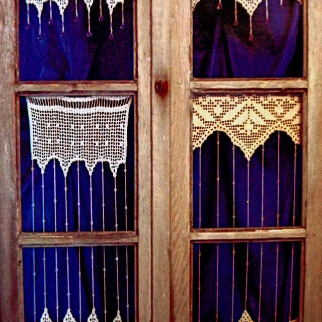Stage rideaux de dentelle crochet
