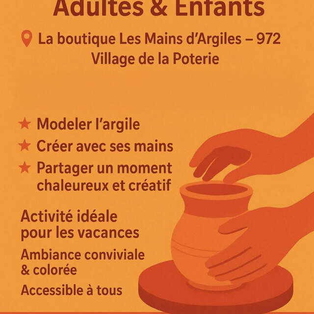 Atelier de Poterie (Les Mains d'Argiles)
