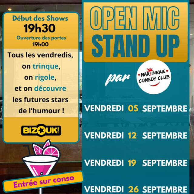 Open Mic Stand up (Le Punch - Karibéa Hôtel Valmeniere ***)