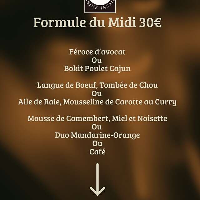 Menu de la semaine (Restaurant LPG)