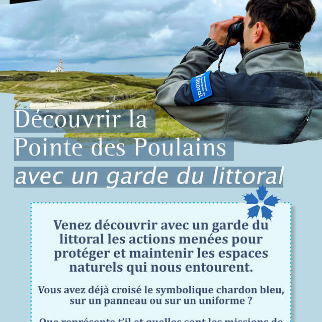 Découvrir la Pointe des Poulains avec un garde du littoral