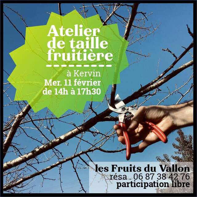 Atelier de taille fruitière