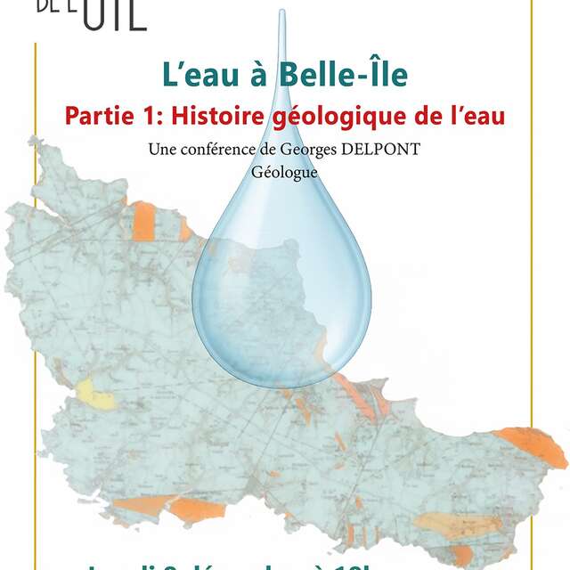 Conférence : L'eau à Belle Île : histoire géologique de l'eau