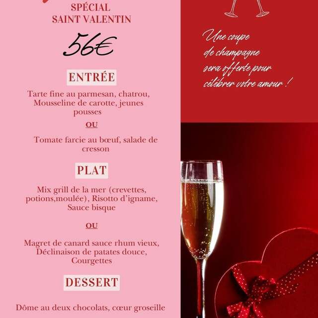 Menu de la Saint-Valentin (Kay Mimi)