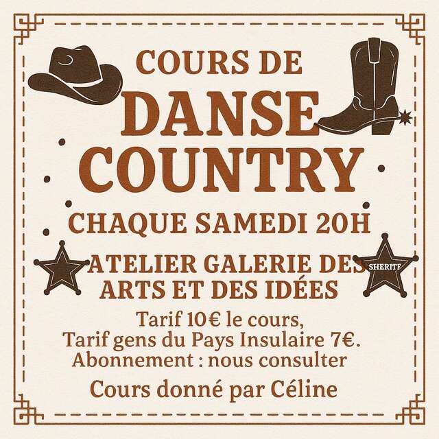 Cours de danse country