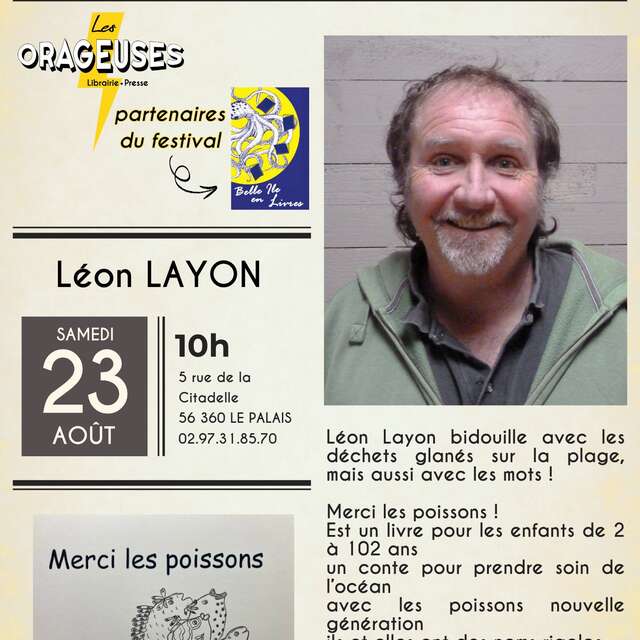 Séance de dédicace : Léon Layon