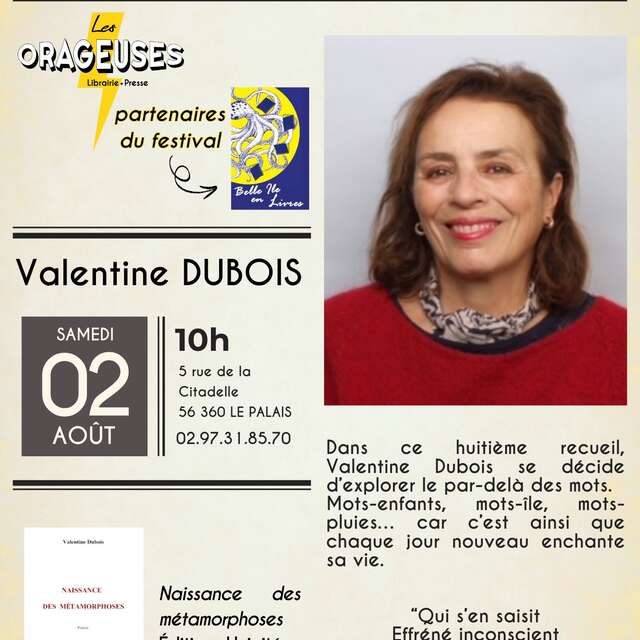Séance de dédicace : Valentine Dubois