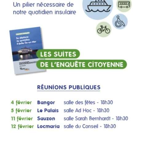 Réunion publique : La mobilité : les suites de l'enquête citoyenne
