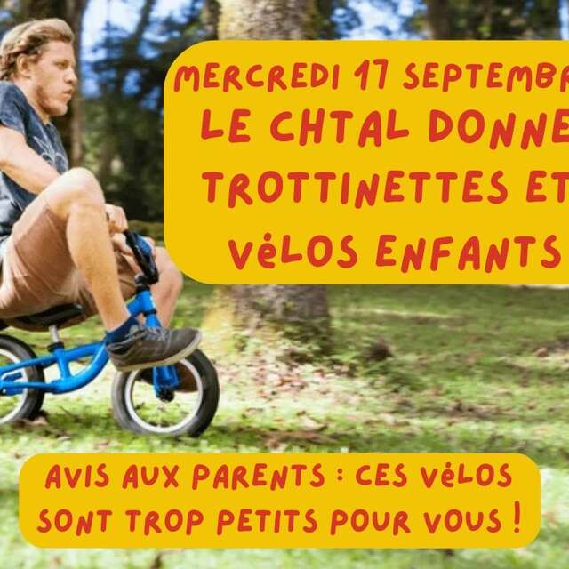 Le Chtal donne ses vélos enfants