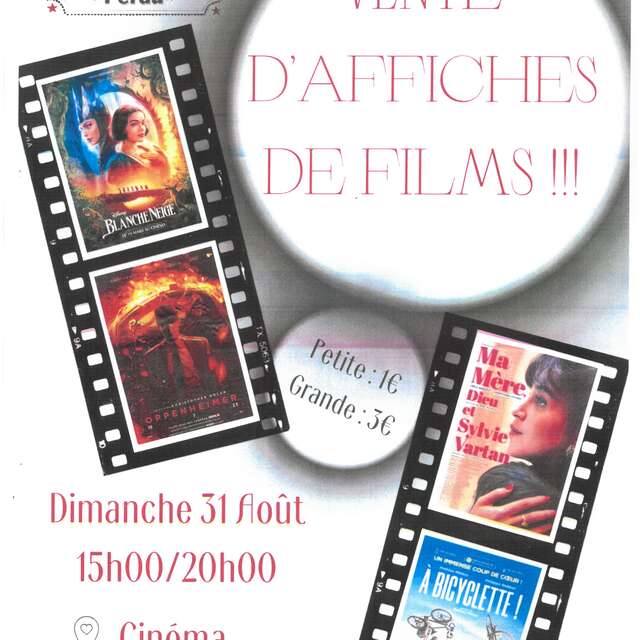 Vente d'affiches de film