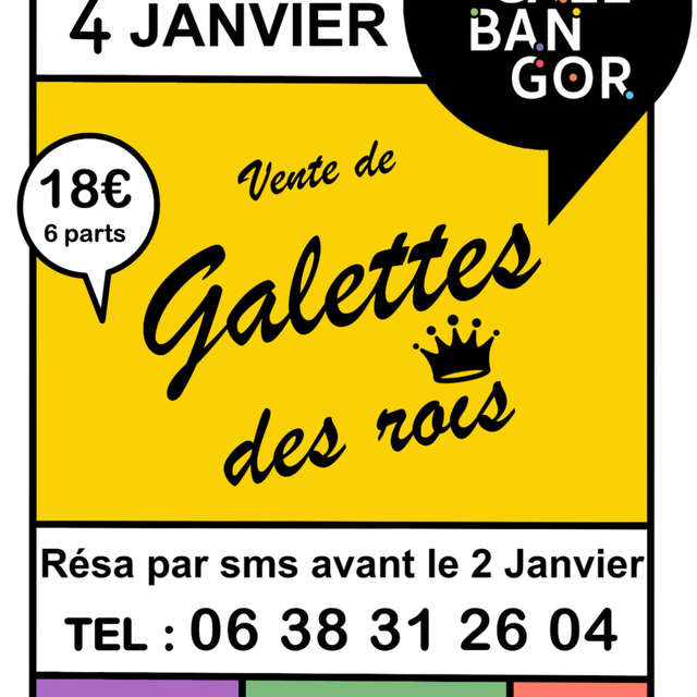 Vente de galettes des rois