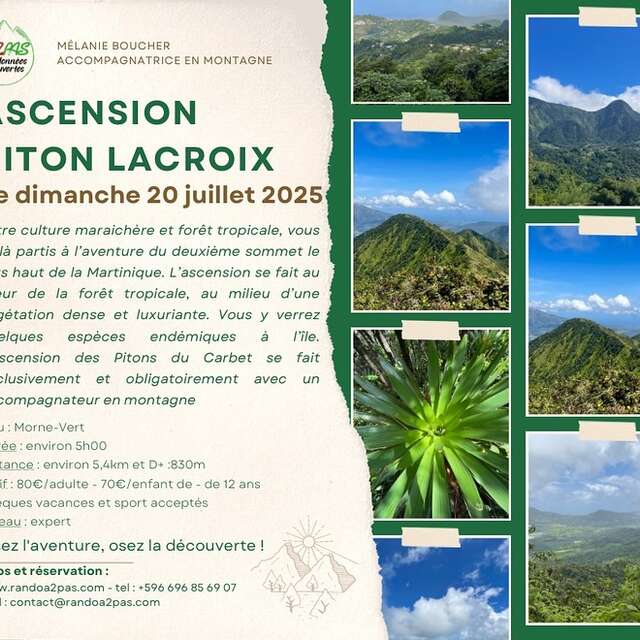 Randonnée Ascension Piton Lacroix (Rando A2Pas)